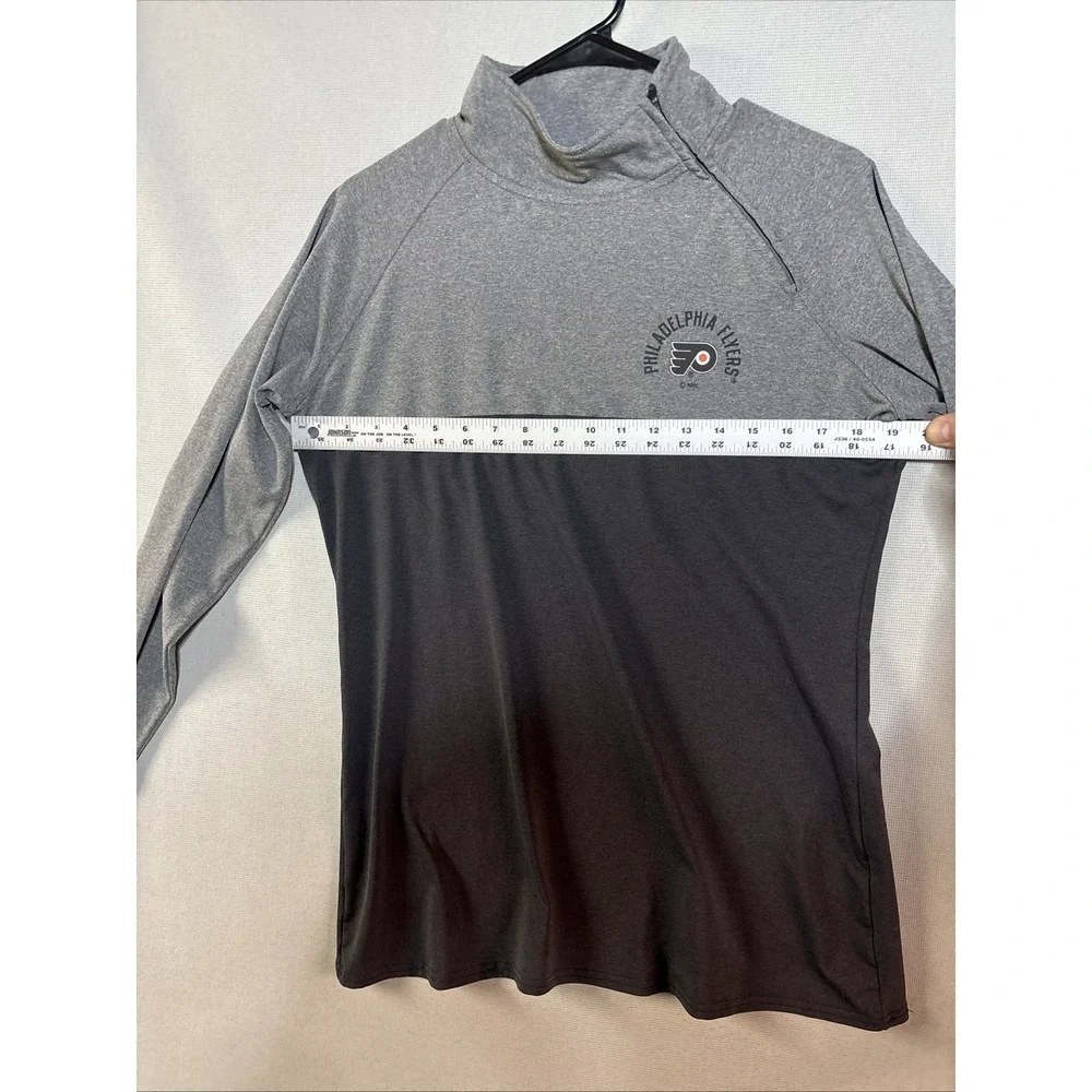 NHL Women's Philadelphia Flyers Pullover Jacket Gray, Large 12/14